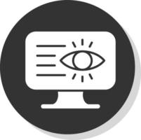 design de ícone de vetor de privacidade online