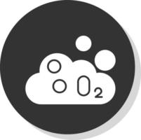 design de ícone de vetor de oxigênio