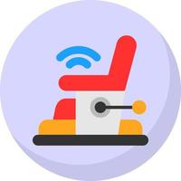 design de ícone de vetor de cadeira elétrica