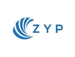 zip carta logotipo Projeto em branco fundo. zip criativo círculo carta logotipo conceito. zip carta Projeto. vetor