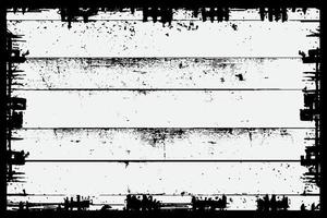 quadrado quadro, Armação com grunge Preto tinta enfeite por aí a arestas, branco fundo dentro vetor eps formatar.
