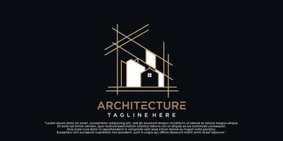 construção arquitetura logotipo Projeto inspiração coleção do arquitetura real Estado logotipo Prêmio vetor