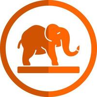 design de ícone de vetor de elefante