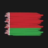 vetor de pincel de bandeira da bielorrússia