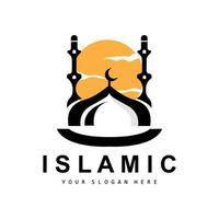 mesquita logotipo, vetor islâmico, islâmico dia Ramadã projeto, eid eid, e eidul adha