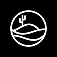 design de ícone de vetor de areia do deserto