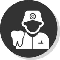 design de ícone de vetor de dentista