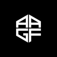 aagf carta logotipo criativo Projeto com vetor gráfico, aagf simples e moderno logotipo.