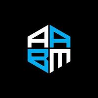 aabm carta logotipo criativo Projeto com vetor gráfico, aabm simples e moderno logotipo.