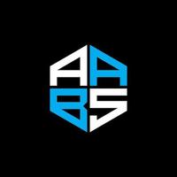 aabs carta logotipo criativo Projeto com vetor gráfico, aabs simples e moderno logotipo.