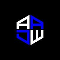 aadw carta logotipo criativo Projeto com vetor gráfico, aadw simples e moderno logotipo.