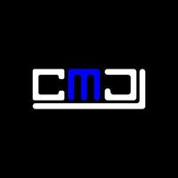 cmj carta logotipo criativo Projeto com vetor gráfico, cmj simples e moderno logotipo.