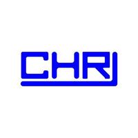 chr carta logotipo criativo Projeto com vetor gráfico, chr simples e moderno logotipo.