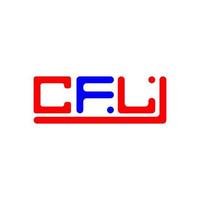 cfl carta logotipo criativo Projeto com vetor gráfico, cfl simples e moderno logotipo.