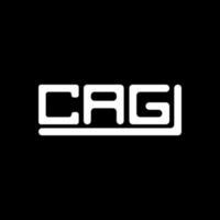 cag carta logotipo criativo Projeto com vetor gráfico, cag simples e moderno logotipo.