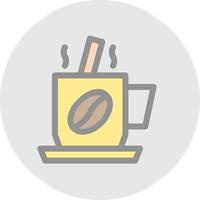design de ícone de vetor de mistura de café