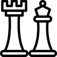 ilustração vetorial de xadrez em ícones de símbolos.vector de qualidade background.premium para conceito e design gráfico. vetor