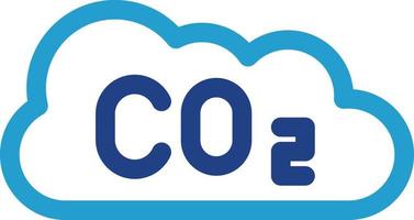 design de ícone de vetor de co2