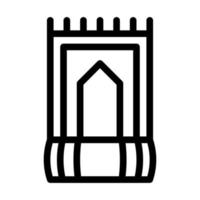 tapete ícone esboço estilo Ramadã ilustração vetor elemento e símbolo perfeito.