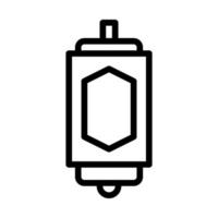 lanterna ícone esboço estilo Ramadã ilustração vetor elemento e símbolo perfeito.