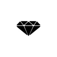 diamante ícone. simples estilo diamante poster fundo símbolo. diamante marca logotipo Projeto elemento. diamante camiseta impressão. vetor para adesivo.