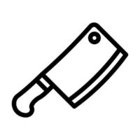 açougueiro faca ícone Projeto vetor
