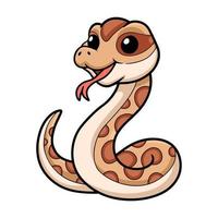 fofa daboia russelii serpente desenho animado vetor