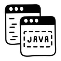 na moda Java arquivos vetor