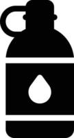 ilustração vetorial de garrafa de água em um background.premium qualidade symbols.vector ícones para conceito e design gráfico. vetor