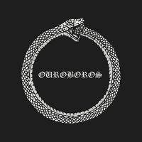 ouroboros cobra dark ilustração vetor