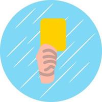 design de ícone de vetor de cartão amarelo
