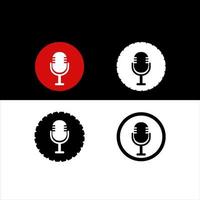 3ap.epsmicrofone ou podcast logotipo ou ícone dentro apps dentro vetor