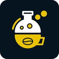 design de ícone de vetor de ciência de café
