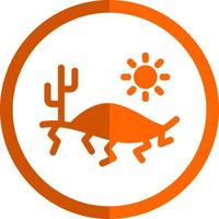 design de ícone de vetor de calor do deserto