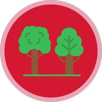 design de ícone de vetor de árvores
