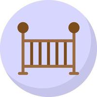 design de ícone de vetor de berço de bebê