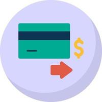 design de ícone de vetor de pagamento com cartão de crédito