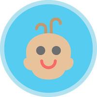 design de ícone de vetor de sorriso de bebê