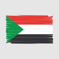 vetor da bandeira do sudão