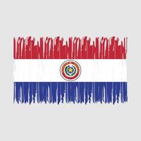 escova de bandeira do paraguai vetor