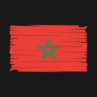 vetor de bandeira de Marrocos