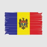 vetor bandeira da moldova