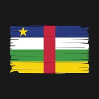 vetor da bandeira da África Central