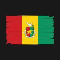 vetor de bandeira da Guiné
