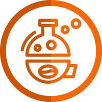 design de ícone de vetor de ciência de café