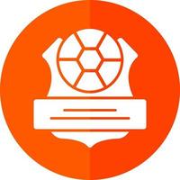 design de ícone de vetor de clube de futebol