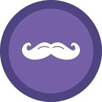 design de ícone de vetor de bigode