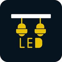 design de ícone de vetor de lâmpada led