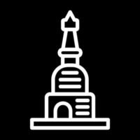 design de ícone de vetor stupa