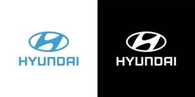 Hyundai logotipo vetor, Hyundai ícone livre vetor